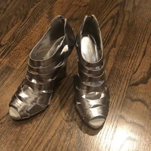 Bcbgirls silver wedges